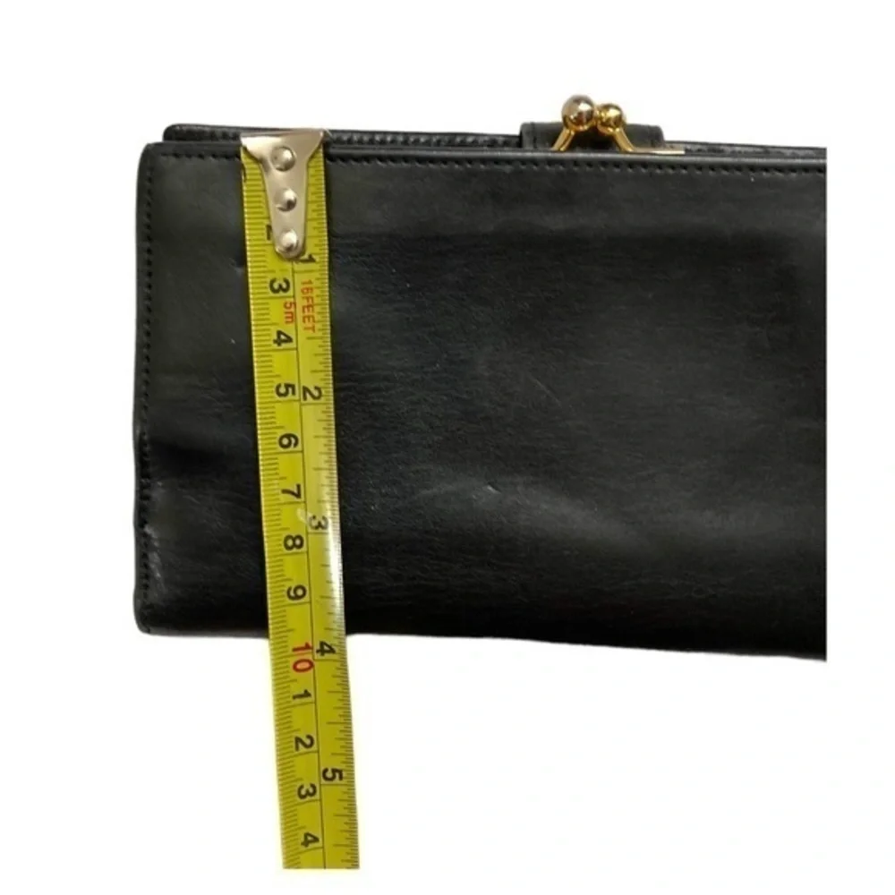 Paloma Picasso black leather wallet